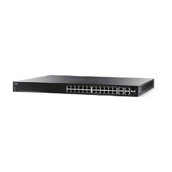 Cisco SF300-24PP 24-Port 10/100 PoE Managed Network Switch