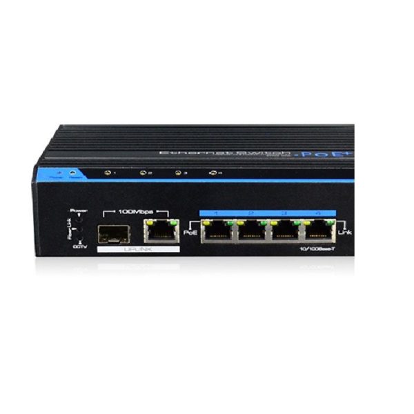 UTEPO UTP7204E-POE-A1 Industrial 4 Ports PoE Fast Ethernet Switch