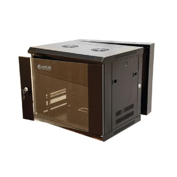 6U x 600(W) x 550(D) - Double Section Cabinet + Fan