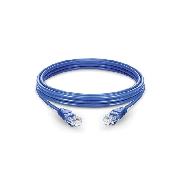 Avalon Cat6A 10G UTP 26 AWG PVC Patch Cord Blue 0.5 mtr