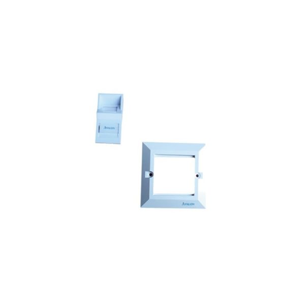 Avalon Single Faceplate for Angular Beveled Keystone Holder