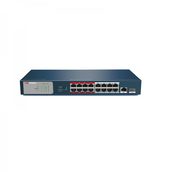 Hikvision DS3E0318PE/M 16-Port Unmanaged PoE