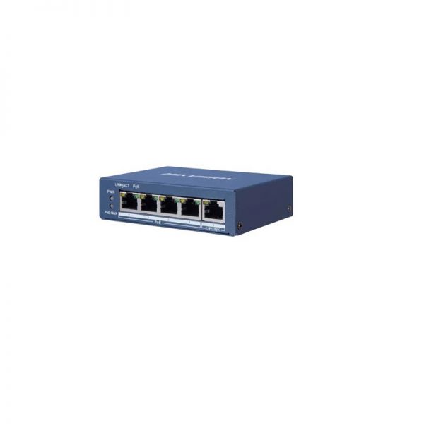 Hikvision DS-3E0505P-E 4 Port Gigabit Unmanaged POE Switch