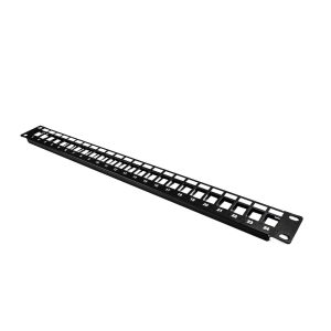 DME Prolink - CAT6A 24-Port Shielded Unloaded Patch Panel, 1RU ...